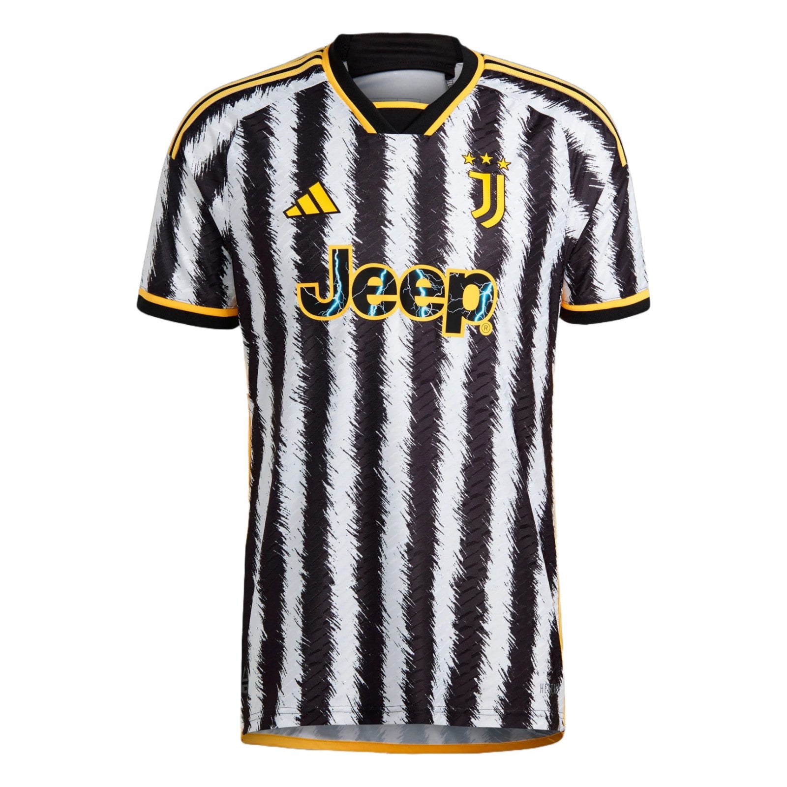 Camisa Juventus I 2023/24 Preta e Branca Masculino
