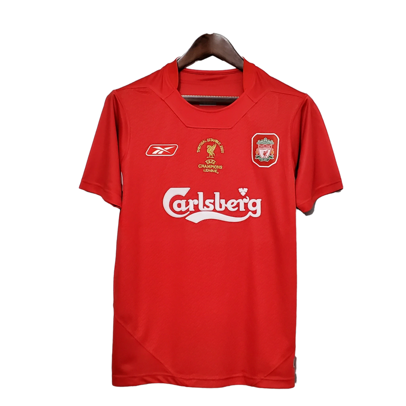 Camisa Liverpool Home Retrô 2005/06 Torcedor Masculina