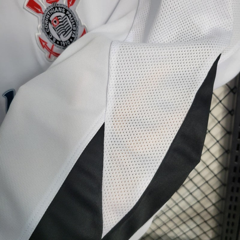 Camisa Corinthians Mundial Retrô 2000 Torcedor Masculina - Branco