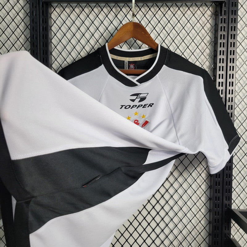 Camisa Corinthians Mundial Retrô 2000 Torcedor Masculina - Branco