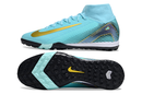 Chuteira Nike Society Air Zoom Mercurial Superfly 10 Elite TF - Verde e Dourado