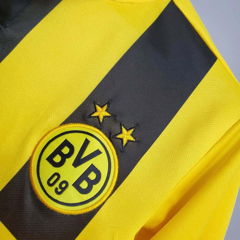 Camisa Borussia Dortmund Retrô Home 2012/13 Torcedor Masculina