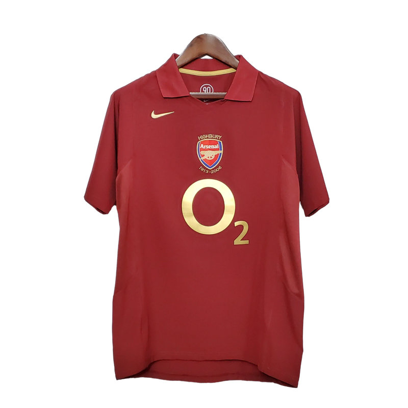 Camisa Arsenal Retrô Home 2005/06