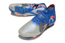 Chuteira Campo Puma Future 8 Ultimate FG - Azul/Branco