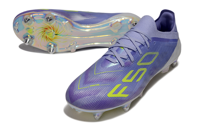 Chuteira Adidas Campo F50 Elite SG Trava Mista - Azul