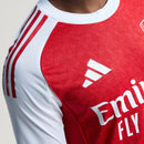 Camisa Arsenal I 2025/26 Adidas – Vermelha e Branca – Masculina