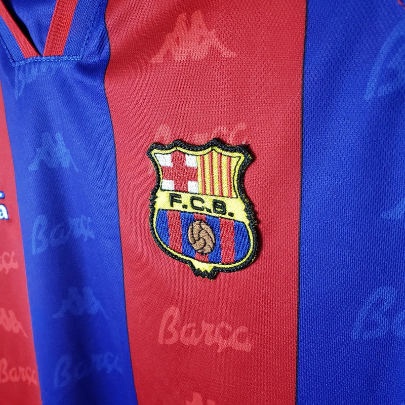 Camisa Barcelona Retrô Home 96/97 Torcedor Masculina