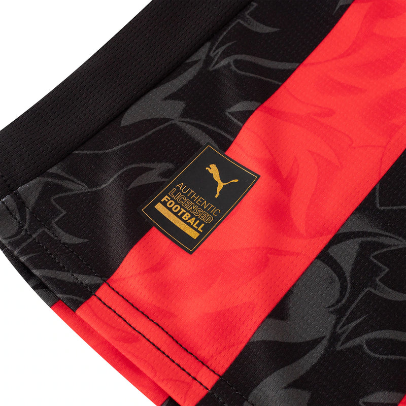 Camisa Milan I 2025/26 Puma – Vermelha e Preta – Masculina