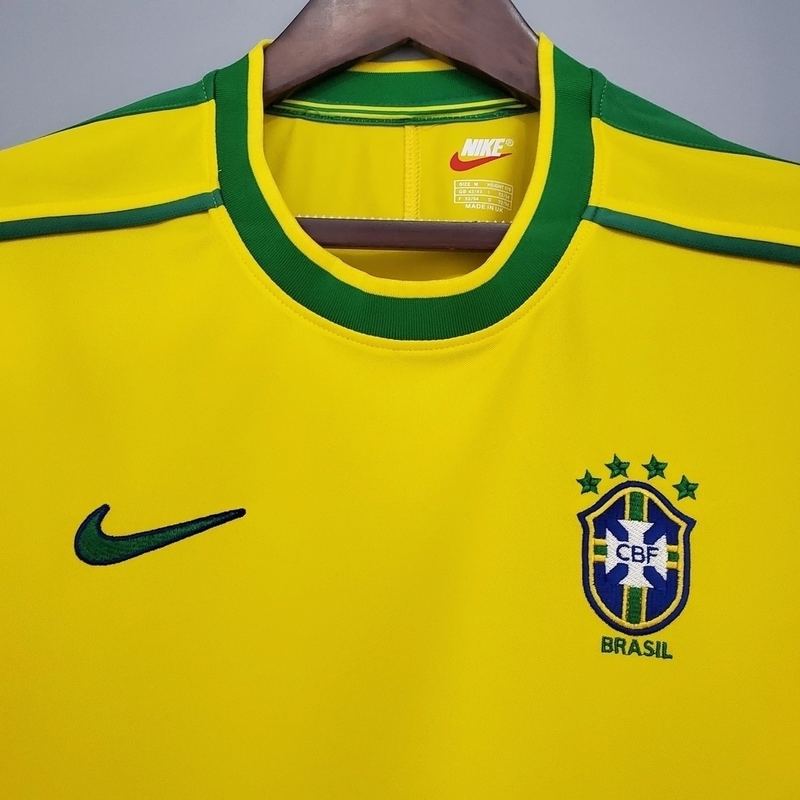 Camisa Retrô 1998 Seleção Brasileira