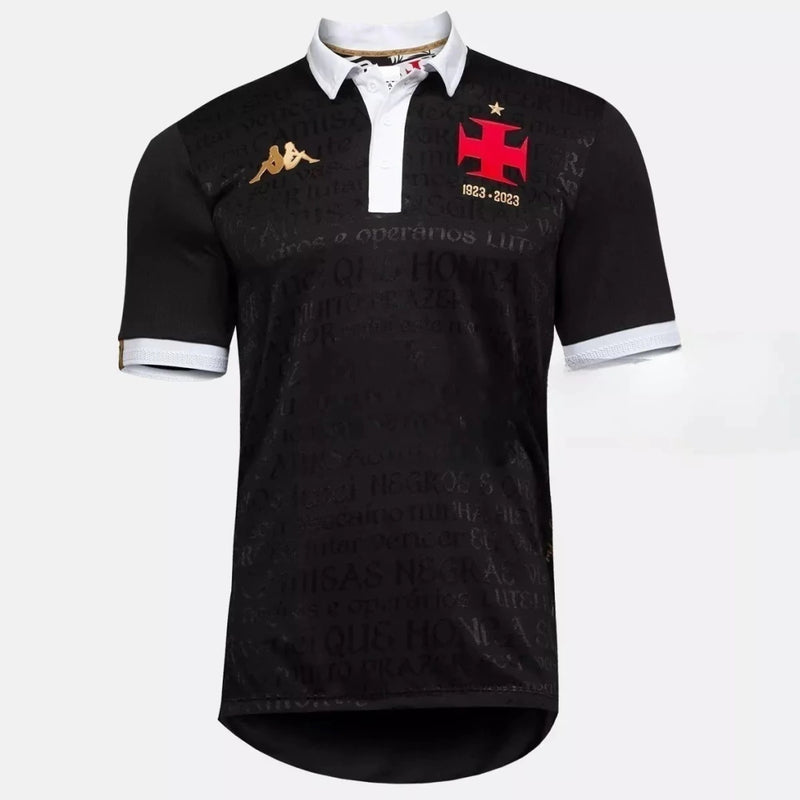 Camisa Vasco III 2023/24 Preta e Branca - Masculino