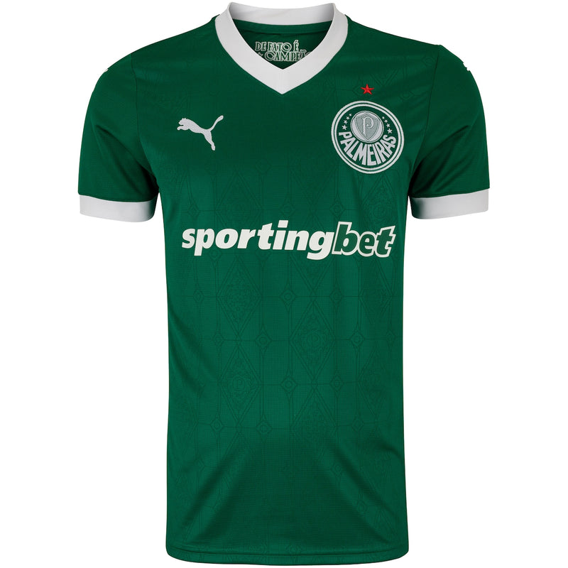 Camisa Palmeiras I 2025/26 Puma Masculina Torcedor - Verde
