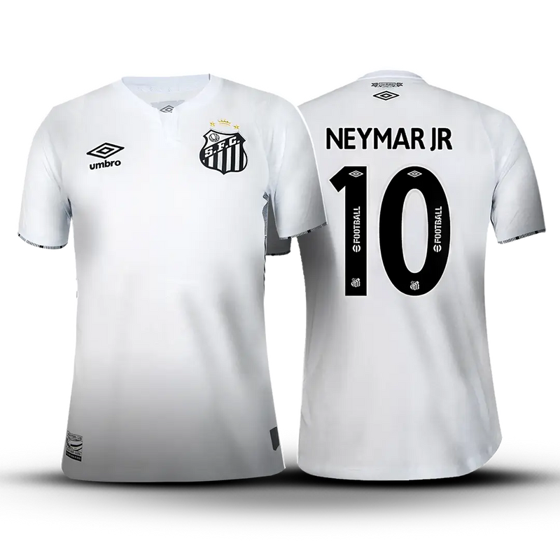 Camisa Santos Home (1) 2024/25 "Neymar Jr." Umbro Torcedor Masculino - Branco
