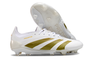 Chuteira Adidas Predator Elite FG Campo - Branco/Dourado