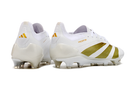 Chuteira Adidas Predator Elite FG Campo - Branco/Dourado