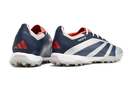 Chuteira Adidas Predator 24 Elite TF Society - Cinza e Azul