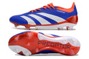 Chuteira Adidas Predator Elite FG Campo Azul e vermelho