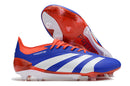 Chuteira Adidas Predator Elite FG Campo Azul e vermelho