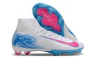 Chuteira Nike Air Zoom Mercurial Superfly 10 Elite FG Campo - Branco e Azul