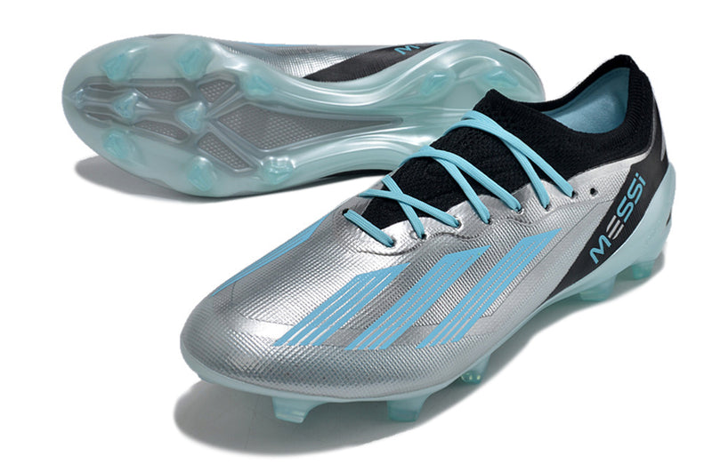 Chuteira Adidas Campo X CrazyFast.1 FG - Cinza/Preto/Azul