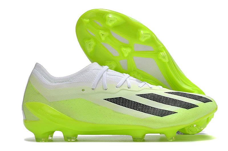 Chuteira Adidas Campo X CrazyFast.1 FG - Verde e Branco