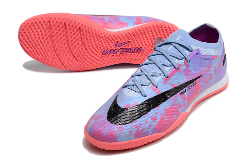 Chuteira Nike Futsal Air Zoom Mercurial Vapor 15 Elite IC - Rosa/Roxo