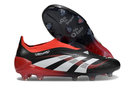 Chuteira Adidas Predator Elite 25 Laceless Campo - Preto/Vermelho