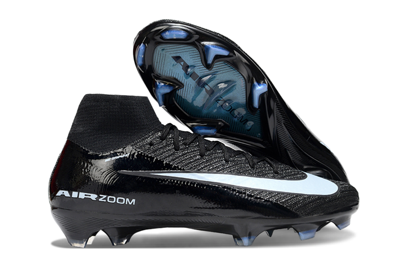 Chuteira Nike Campo Air Zoom Mercurial Superfly 10 Elite FG - Preto