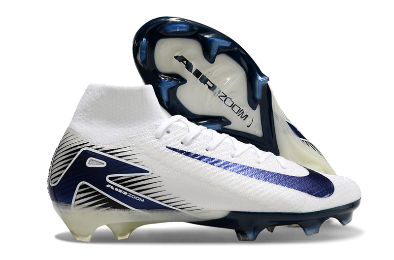 Chuteira Nike Campo Air Zoom Mercurial Superfly 10 Elite FG Branco
