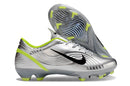 Chuteira Nike Campo Mercurial Vapor FG R9 Ronaldo 9 Cinza e Verde