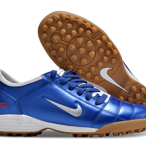 Chuteira Nike Total 90 Society TF Azul/Branco