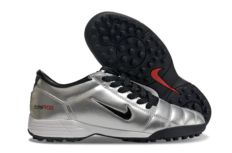 Chuteira Nike Total 90 Society TF - Cinza/Preto