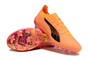 Chuteira Puma Ultra 5 Ultimate FG Campo - Laranja e Vermelho