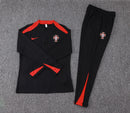 Conjunto Agasalho Seleção Portugal 2024/25 Preto - Masculina
