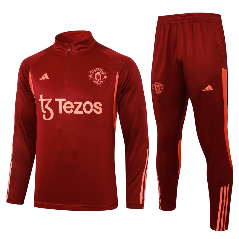 Conjunto Agasalho Manchester United 23/24 - Masculina