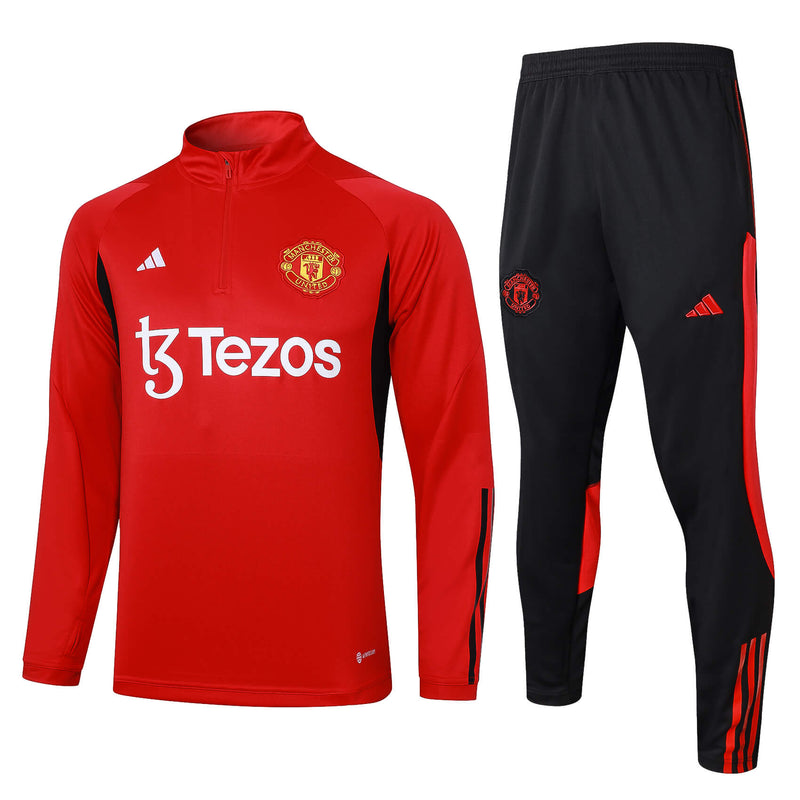 Conjunto Agasalho Manchester United 23/24 - Masculina