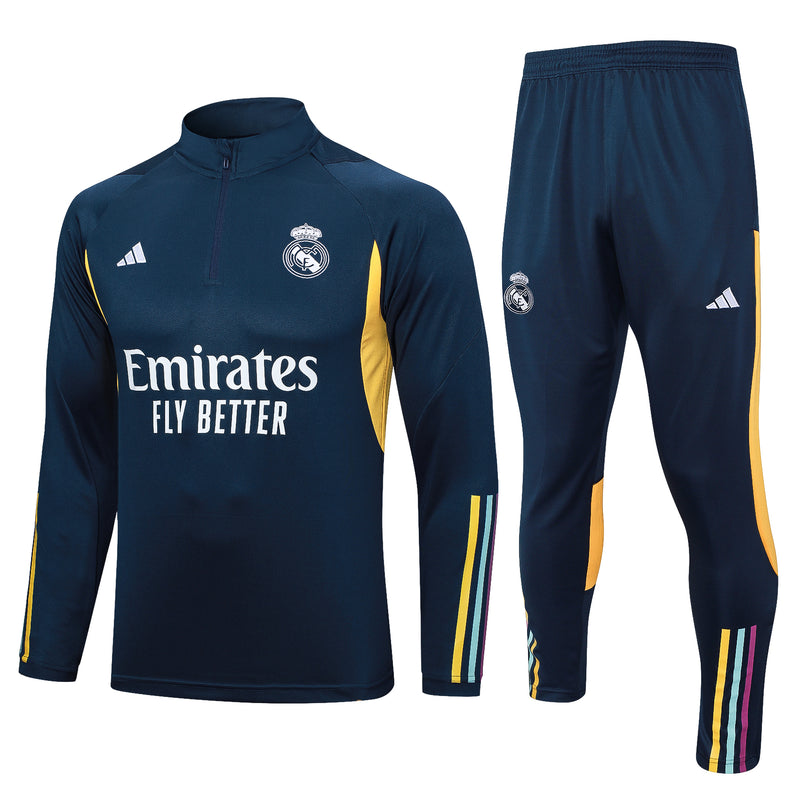 Conjunto Agasalho de Treino Real Madrid 2023/24 - Masculina