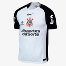 Camisa Nike Corinthians I 2025/26 Com Patrocínios - Torcedor – Branca – Masculina