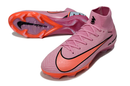 Chuteira Campo Nike Air Zoom Mercurial Superfly 10 Elite FG - Rosa e Laranja