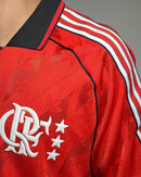 Camisa Flamengo Lifestyle 2024/25 Torcedor Adidas Masculina - Vermelho