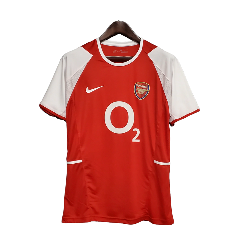 Camisa Arsenal Retrô Home 2002/04 Torcedor Masculina