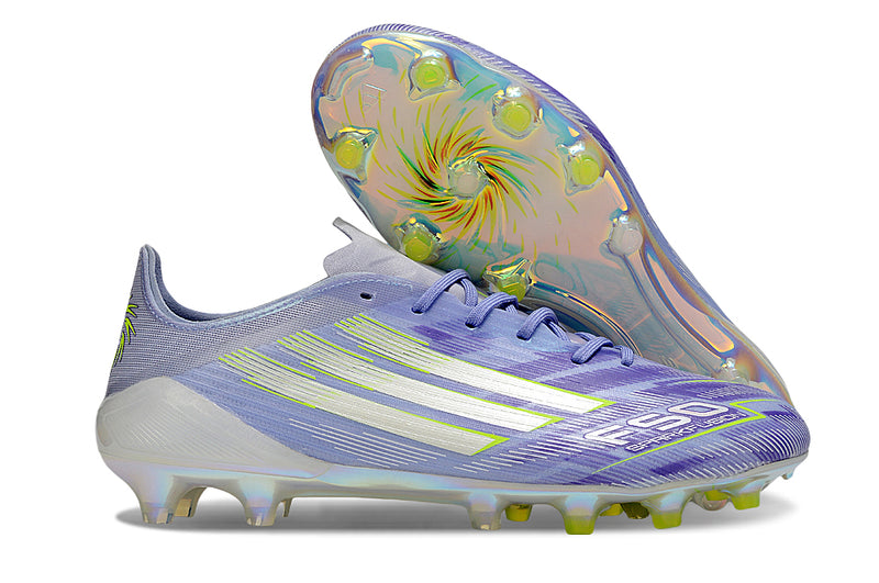 Chuteira Adidas Campo F50 Elite FG - Azul/Verde