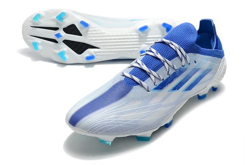 Chuteira Adidas X SpeedFlow.1 FG Campo - Branco e Azul
