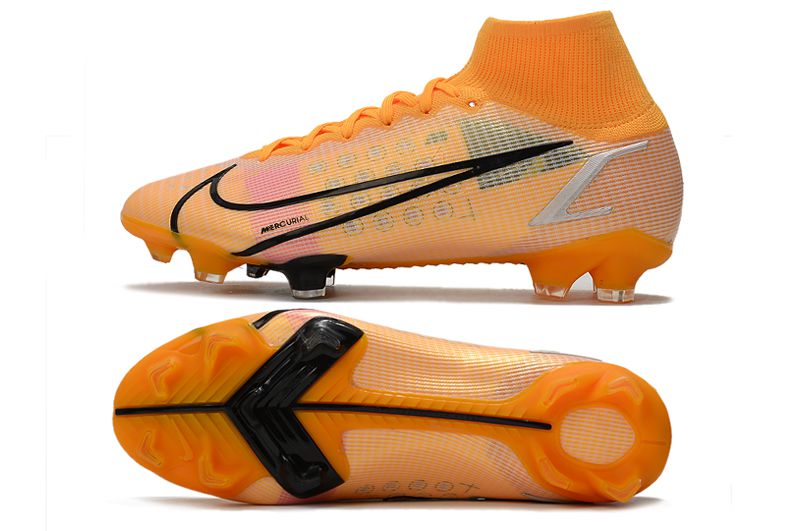 Chuteira Nike Mercurial Superfly 8 Elite FG - Laranja