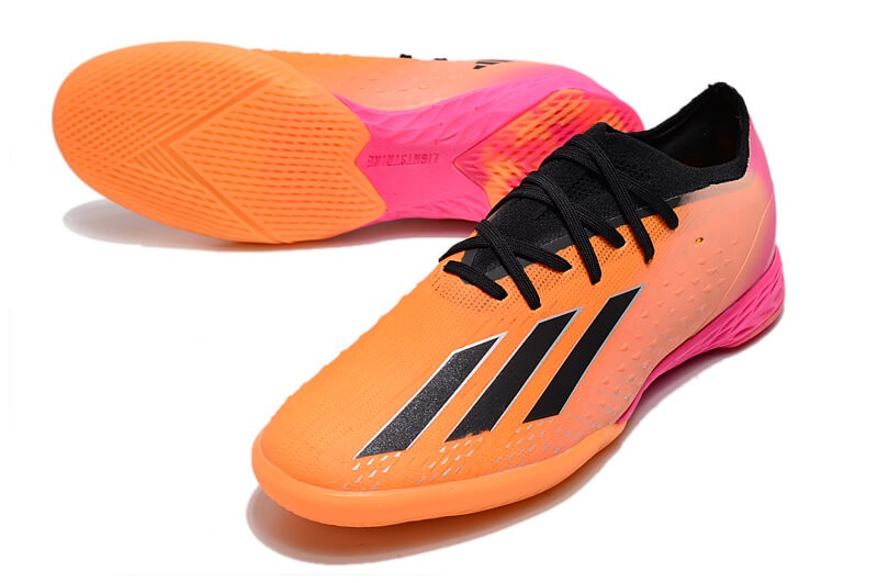 Chuteira Futsal Adidas X SpeedPortal.1 IC - Laranja/Rosa