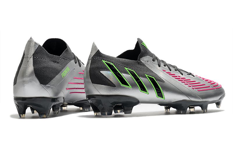 Chuteira Adidas Predator Edge.1 low FG - Cinza