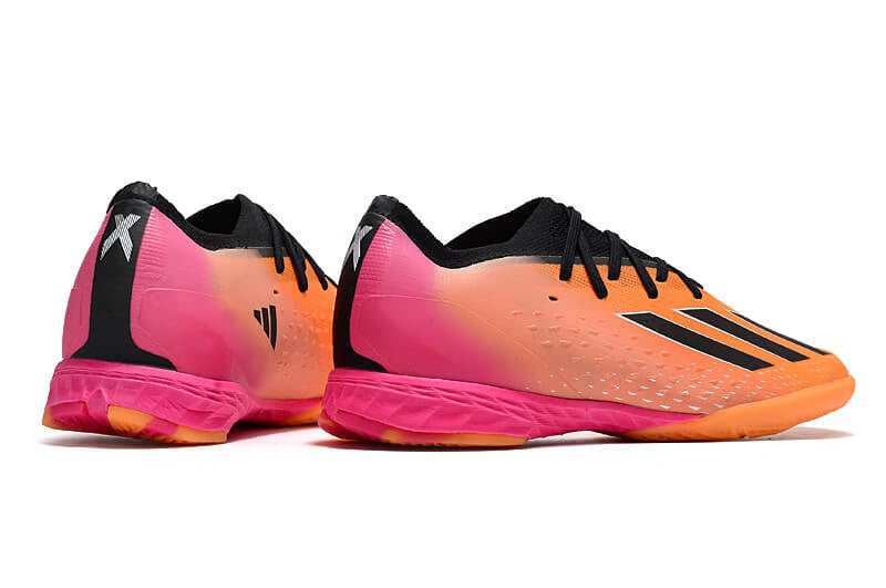 Chuteira Futsal Adidas X SpeedPortal.1 IC - Laranja/Rosa