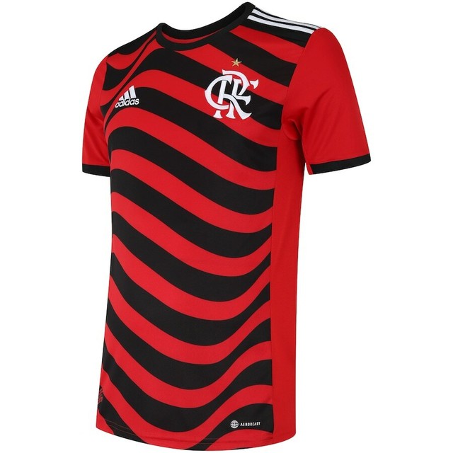 Camisa Flamengo III 22/23 Vermelha e Preta - Adidas - Masculino