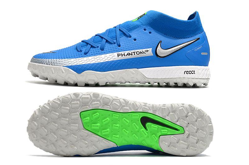 Chuteira Society Nike Phantom GT TF Azul