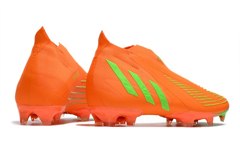 Chuteira Adidas Predator Edge+ FG - Laranja e Verde