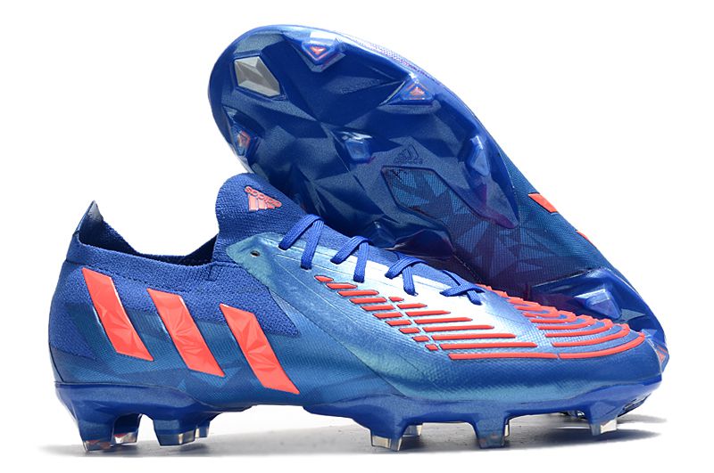 Chuteira Adidas Predator Edge.1 low FG - Azul - Imperial Outlet 